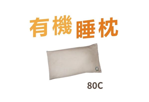 P80 |【有機睡枕】兒童抗敏健脊睡枕 (連套)